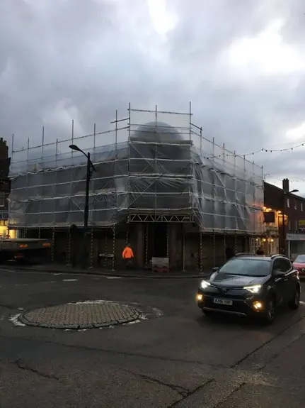 Repair Work Scaffold Wellingbourgh