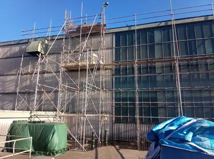 Roof Replacement and Handrail Scaffold Northampton