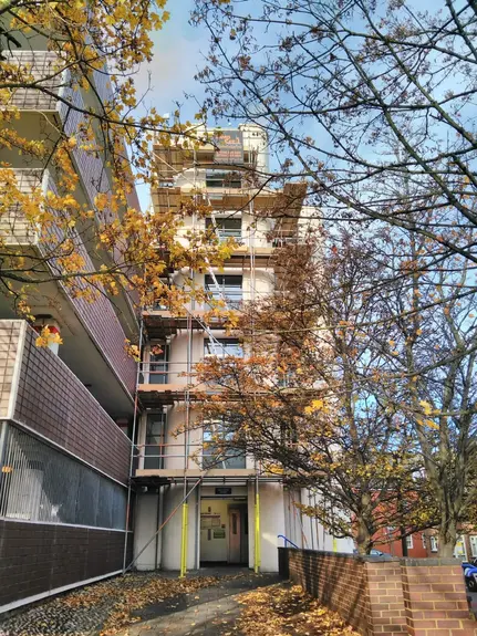 Scaffolding for painting and Window Replacement Bedford