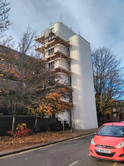 Scaffolding for painting and Window Replacement Bedford