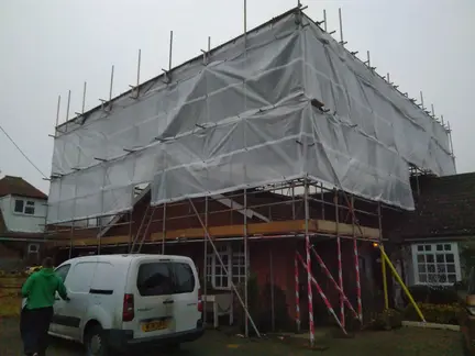 Temporary Roof Harrold